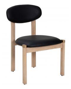 215218 - Lider Plus Armless Office Chair Black