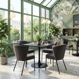 109679 - Aimee Dining Chair Gray