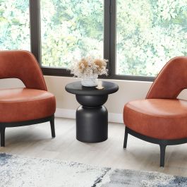 110229 - Hals Side Table Black