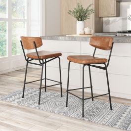 110262 - Charon Counter Stool Vintage Brown