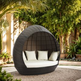 704182 - Marisol Beach Daybed Brown & Beige