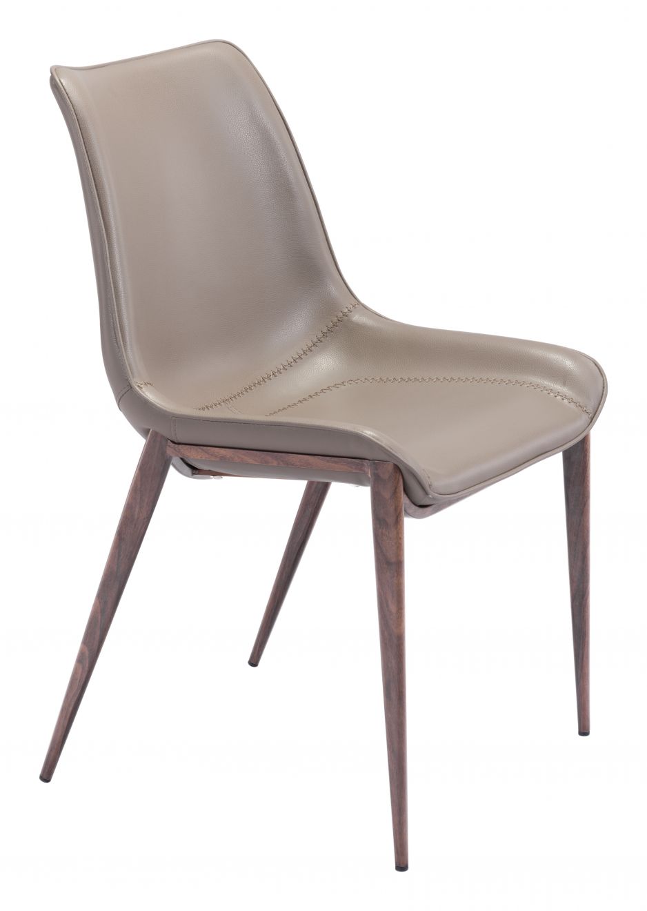 101272 - Magnus Dining Chair Brown & Walnut