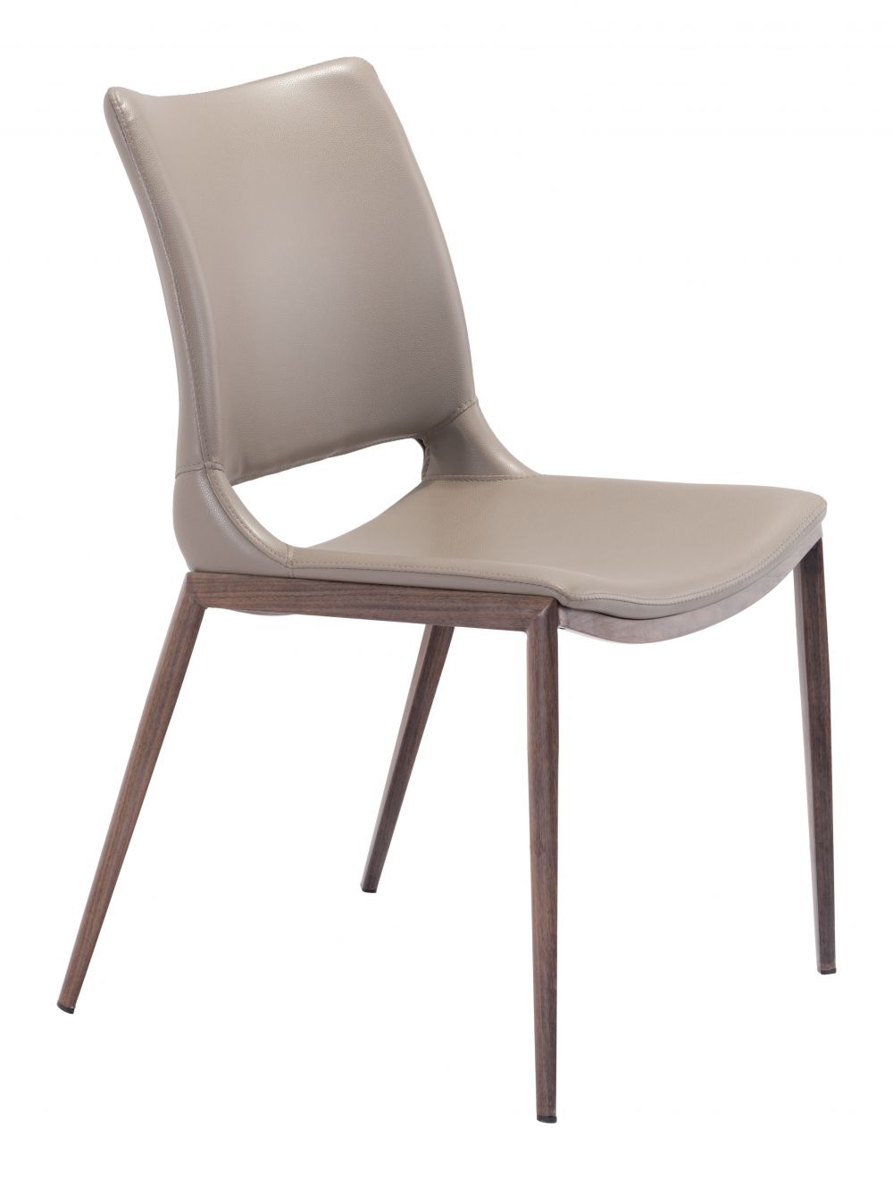 101282 - Ace Dining Chair Brown & Walnut