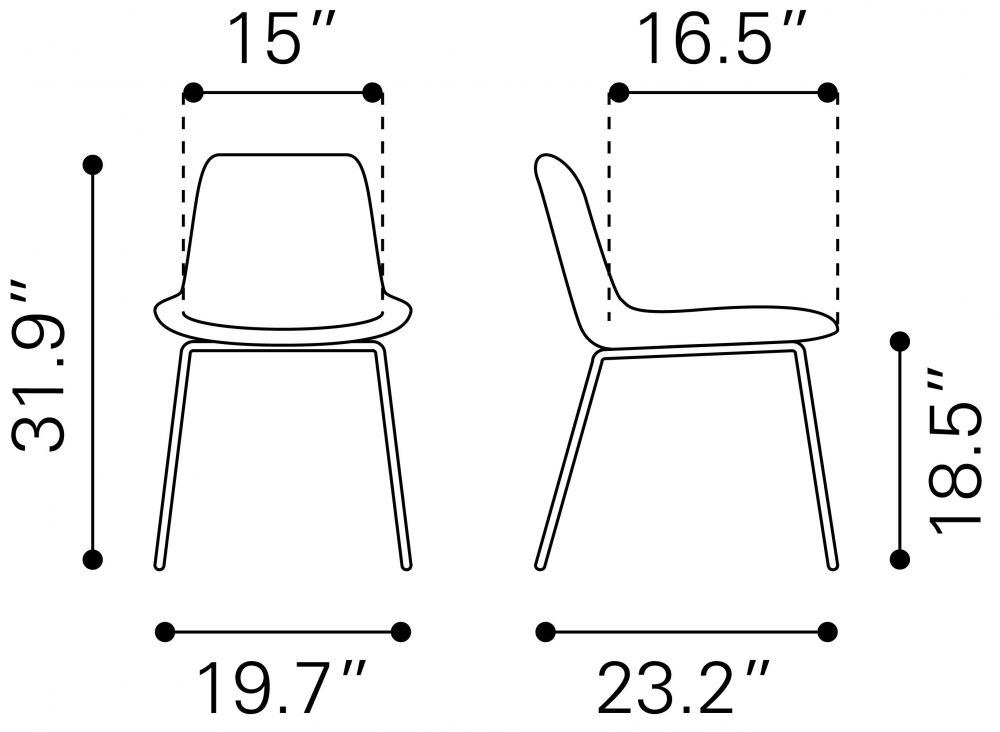 101779 - Byron Dining Chair White