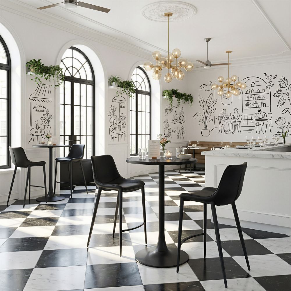 101923 - Magnus Barstool Black
