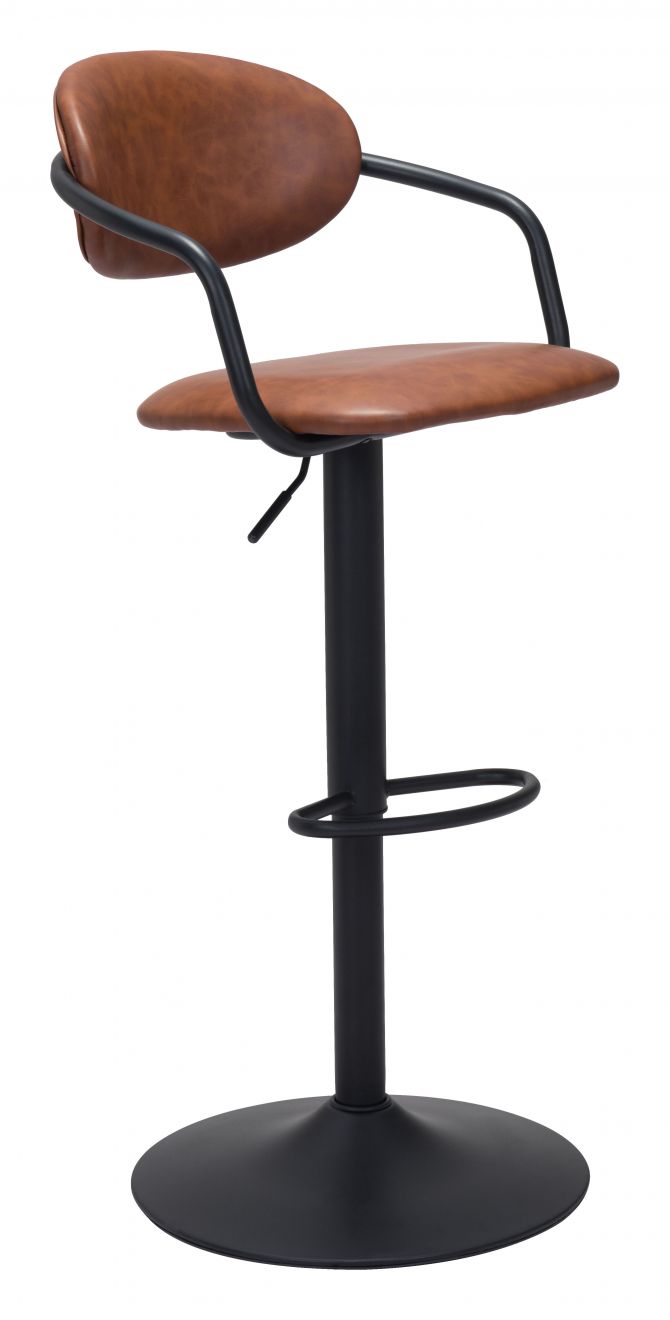 109038 - Kirby Barstool Vintage Brown & Black