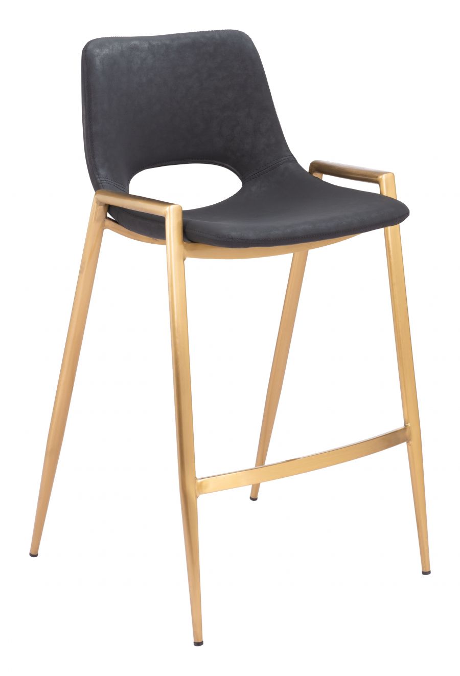 Desi Counter Stool Black Gold