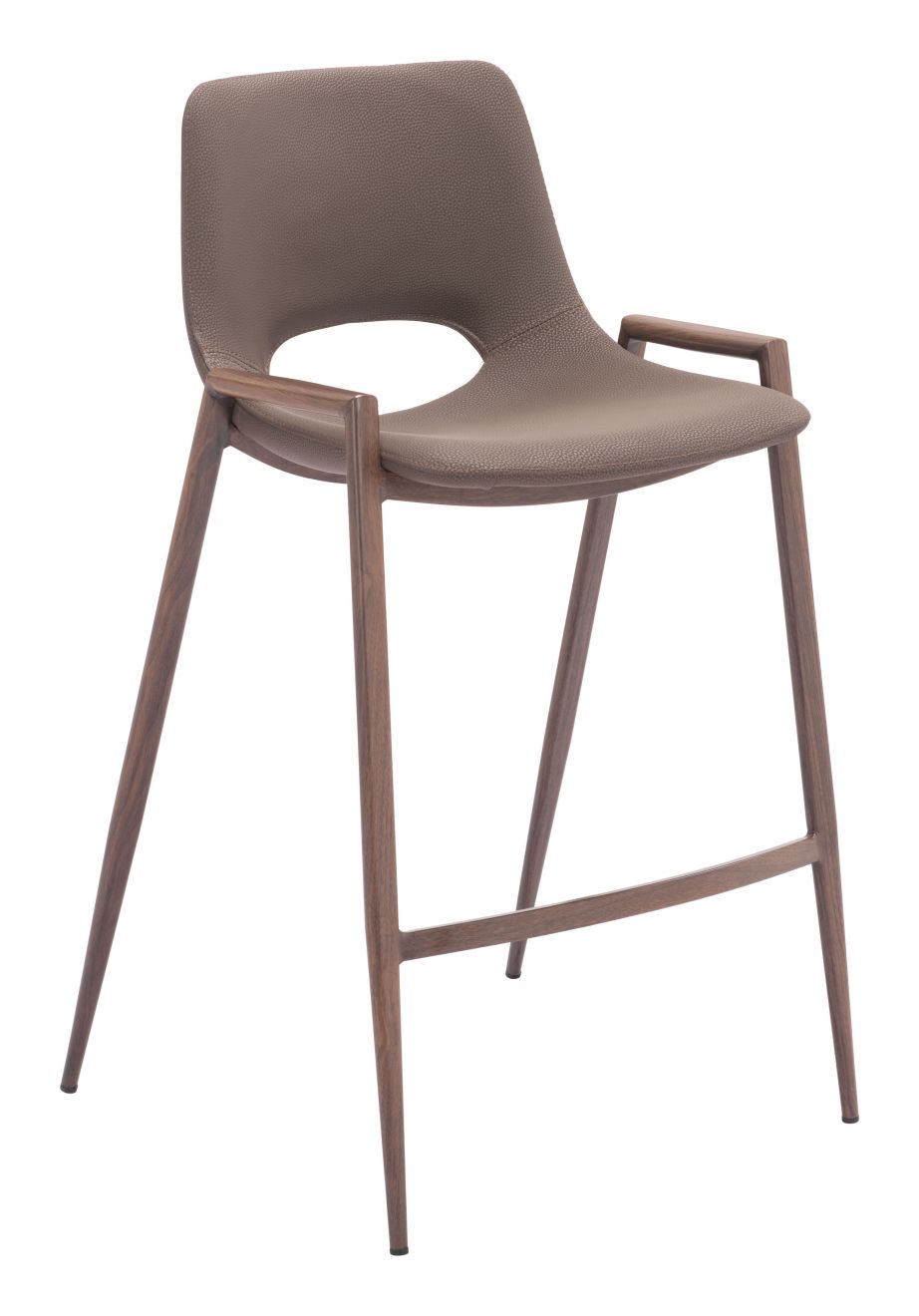 【nori3】SUGI_STOOL 109732 - Desi Counter Stool Brown & Walnut