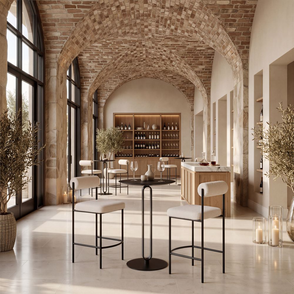 109811 - Livorno Counter Stool Ivory