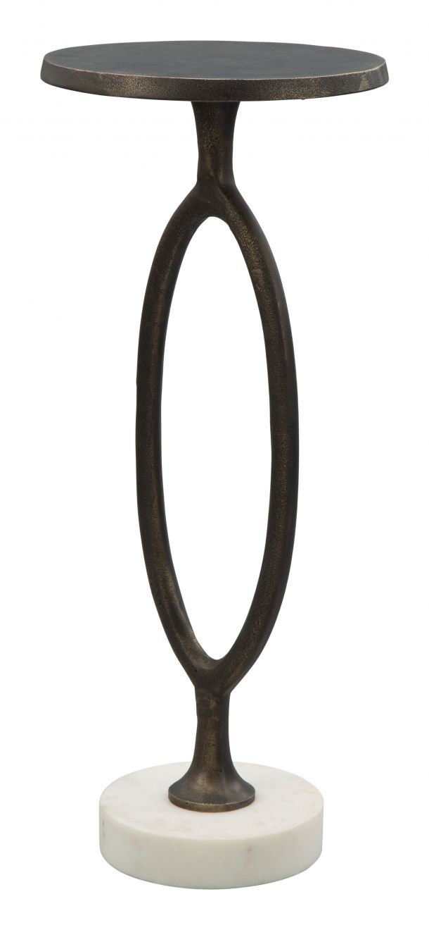 IDÉE AO TABLE Stanton_Accent_Table_Aged_Obsi