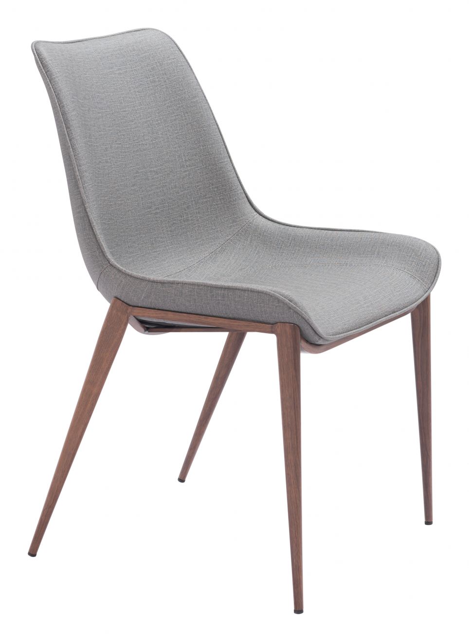 109934 - Magnus Dining Chair Slate Gray & Walnut 109934 - Magnus Dining Chair Slate Gray & Walnut
