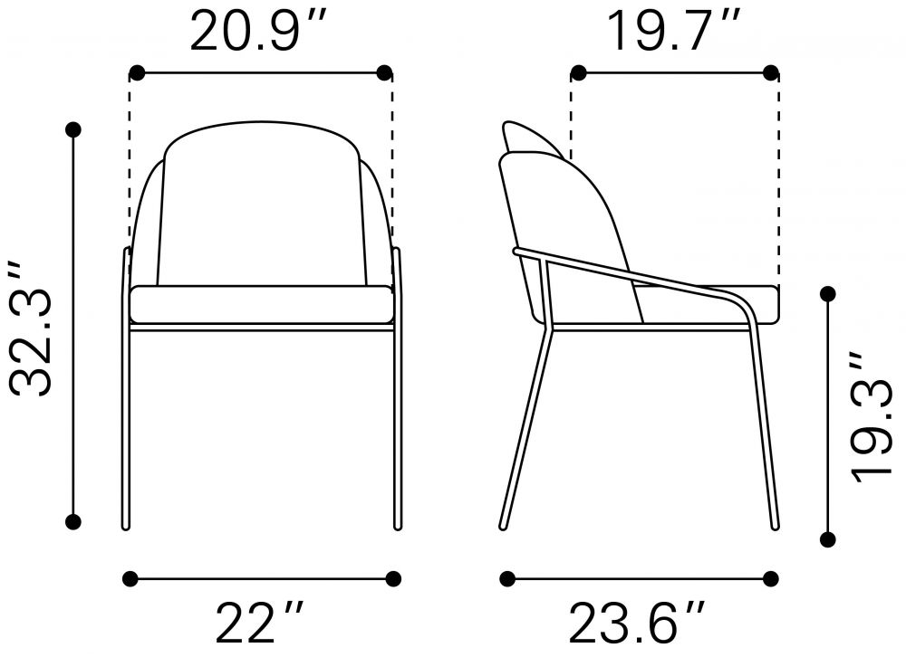 109965 - Jambi Dining Chair Ivory