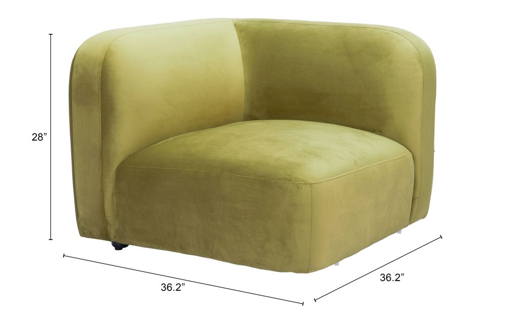 109996 - Biak Corner Chair Green