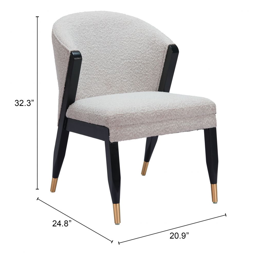 110001 - Pula Dining Chair Misty Gray