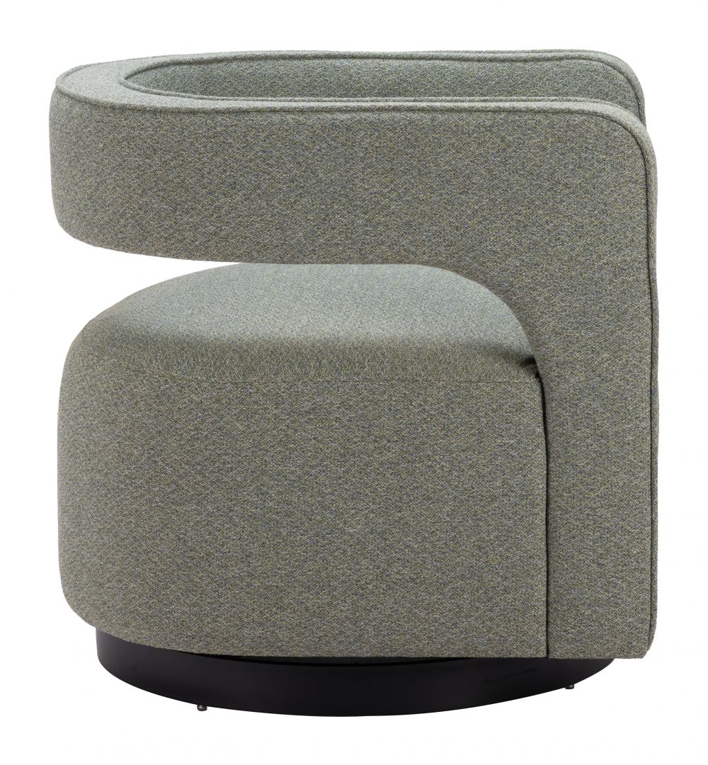 110013 - Turku Swivel Chair Sage Green