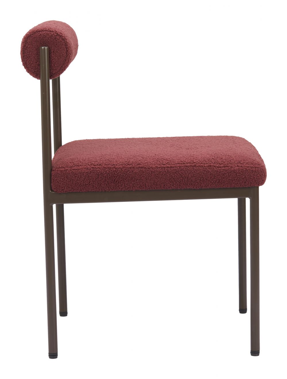 110103 - Livorno Dining Chair Red & Bronze