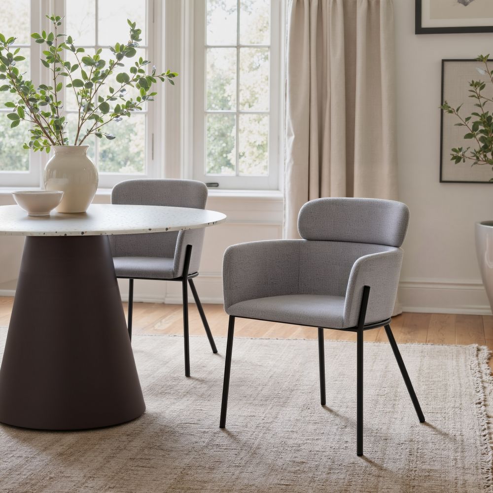 5. Bremor Dining Chair Slate Gray - SKU 110171