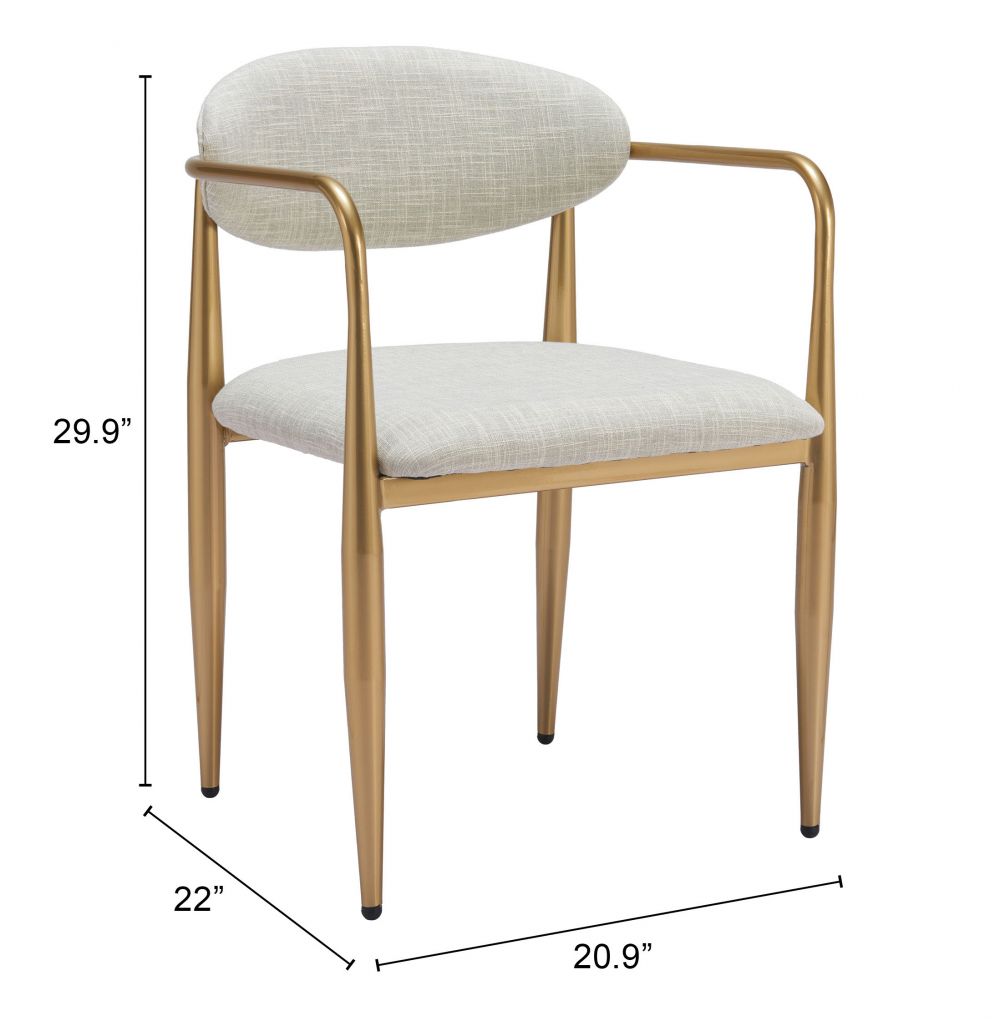 110207 - Zens Dining Chair Quill Gray