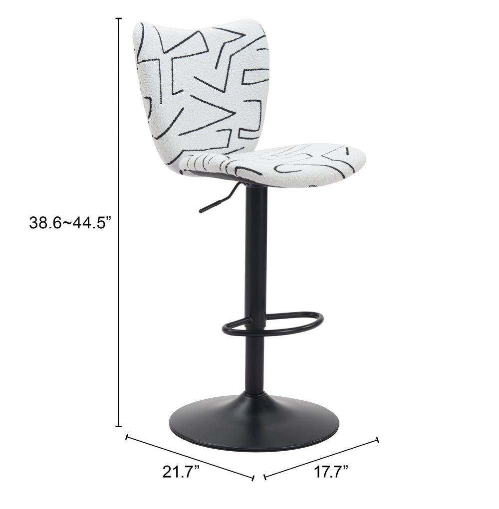 110286 - Elevate Barstool White