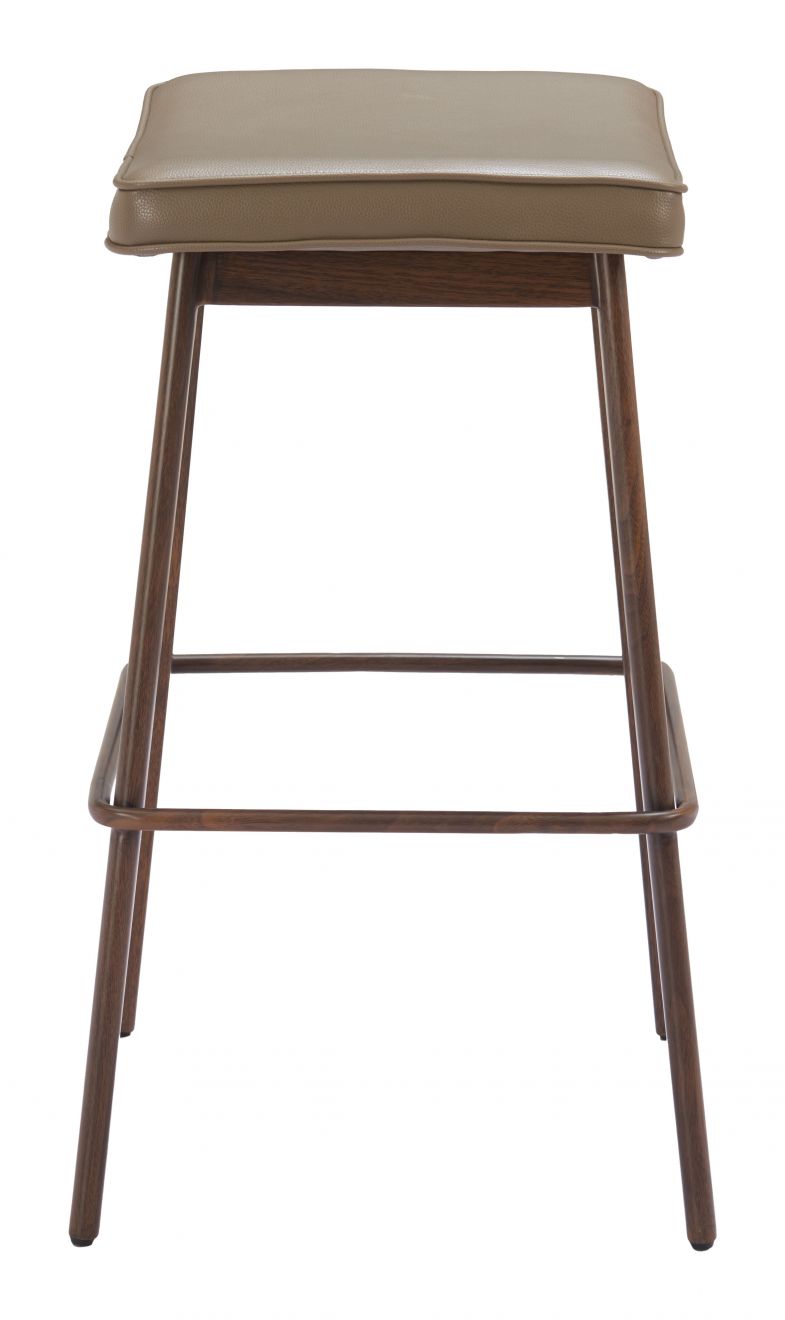 110330 - Divat Barstool Taupe & Walnut