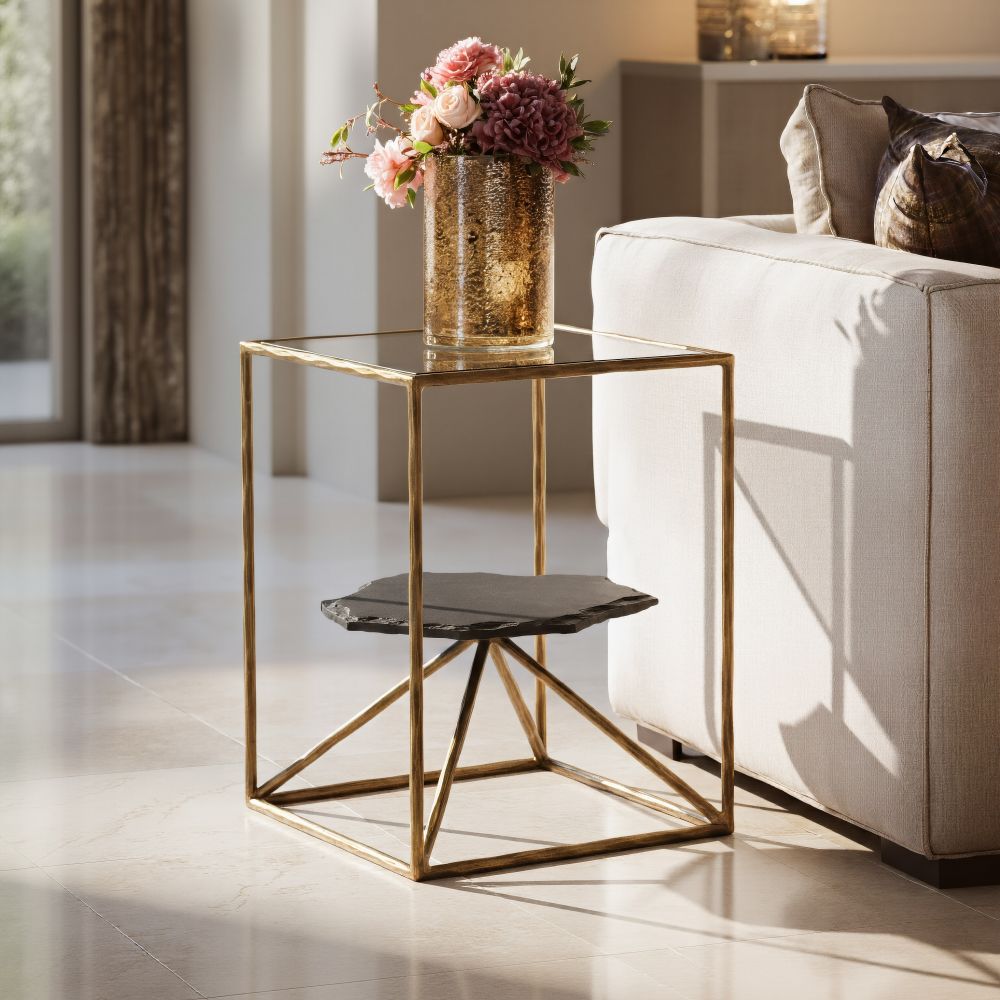 110601 - Ranol Side Table Brass