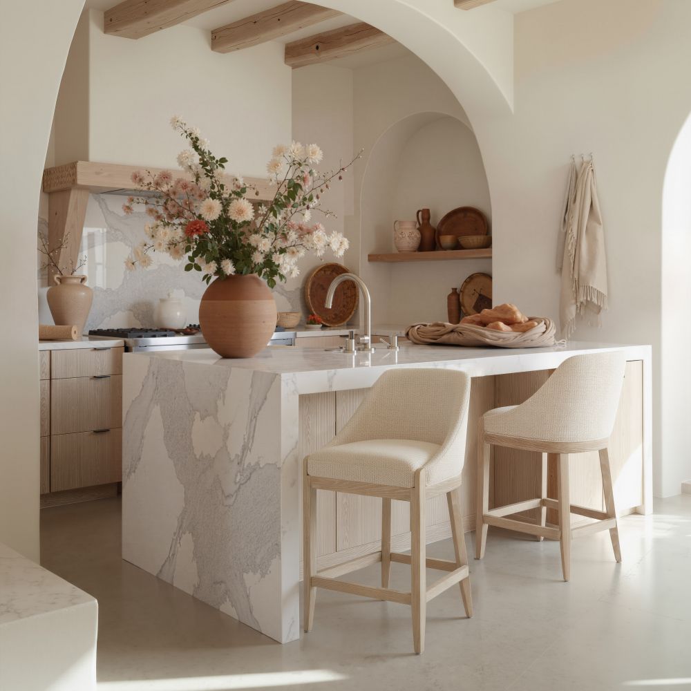 110648 - Calmo Counter Stool Beige
