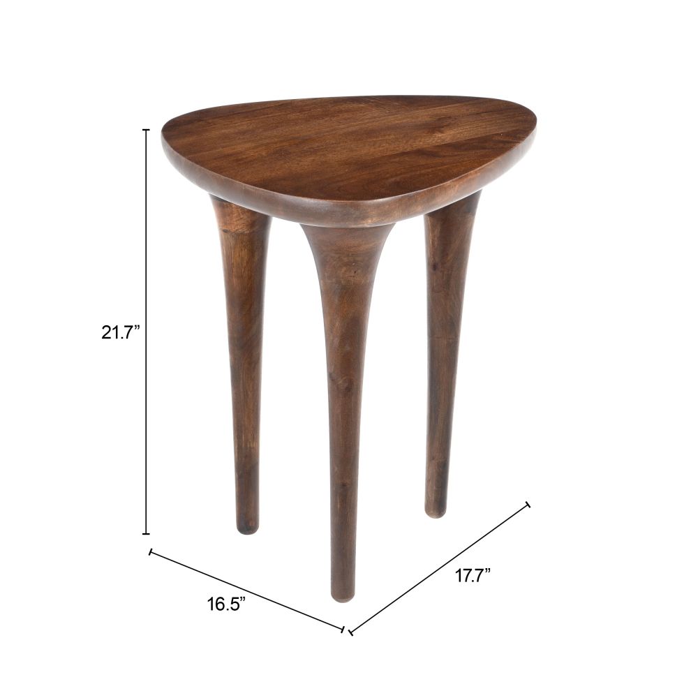 110804 - Spiker Side Table Walnut