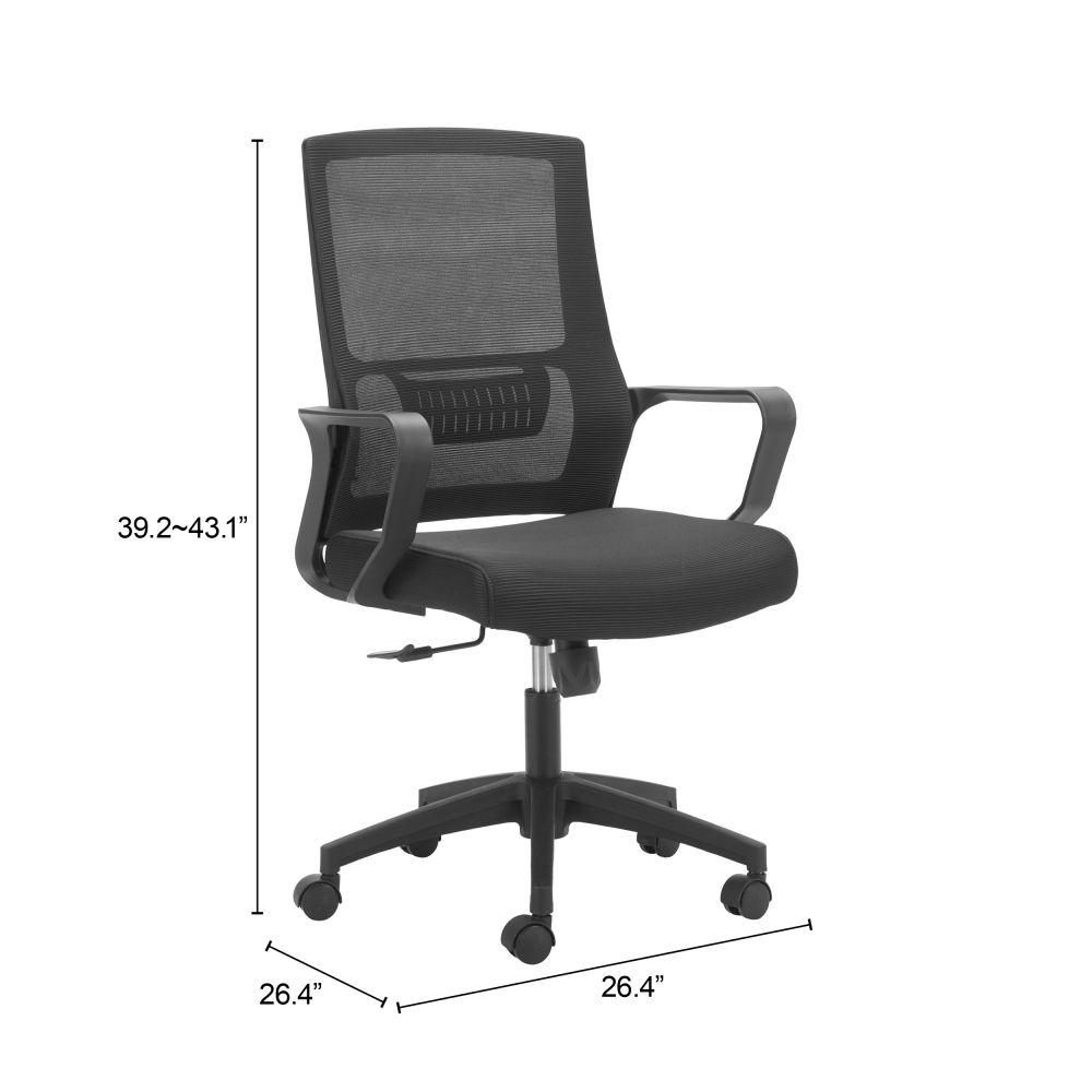 110839 - Jett Low Back Office Chair Black