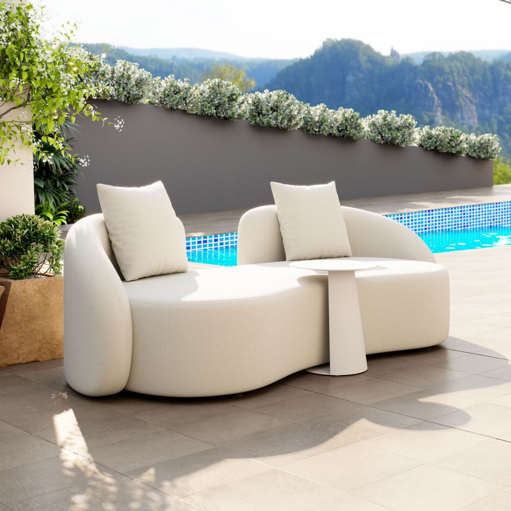 704019 - Sunny Isles Loveseat Beige