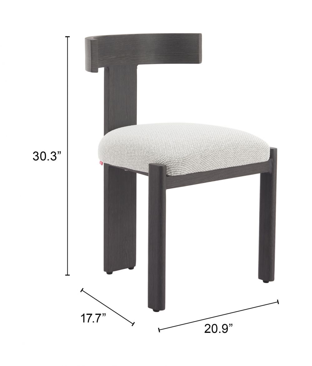 704079 - Tiana Dining Chair Black & Beige