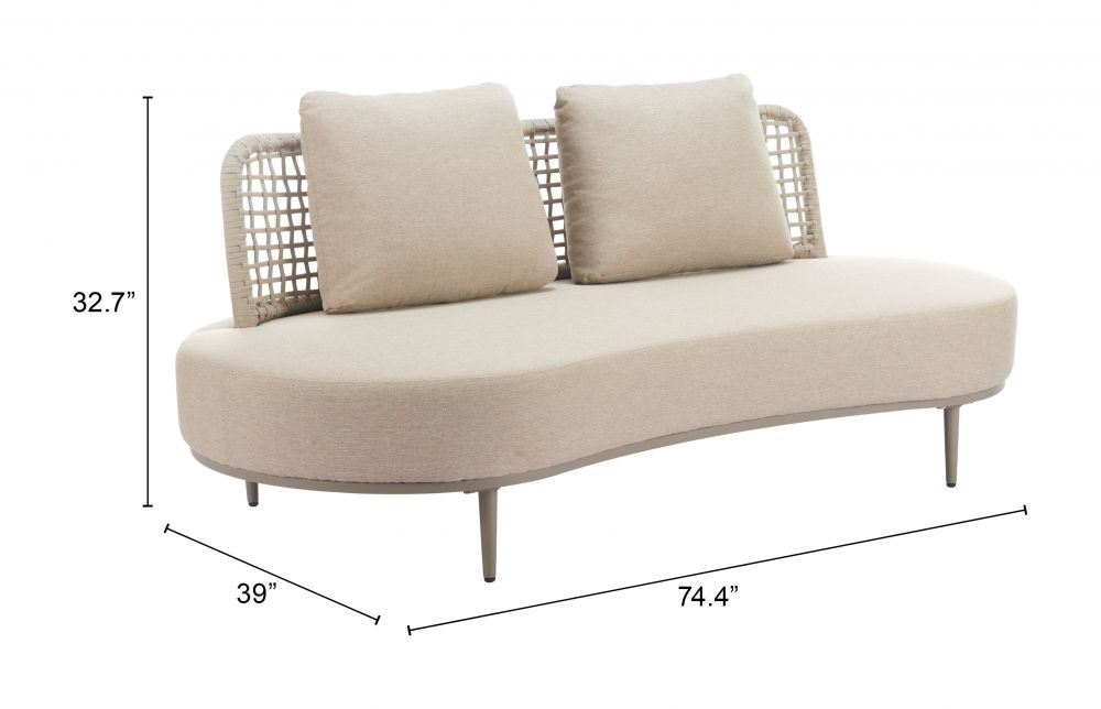 ゅーぅ ソファ 704125 - Ruhe Sofa Beige
