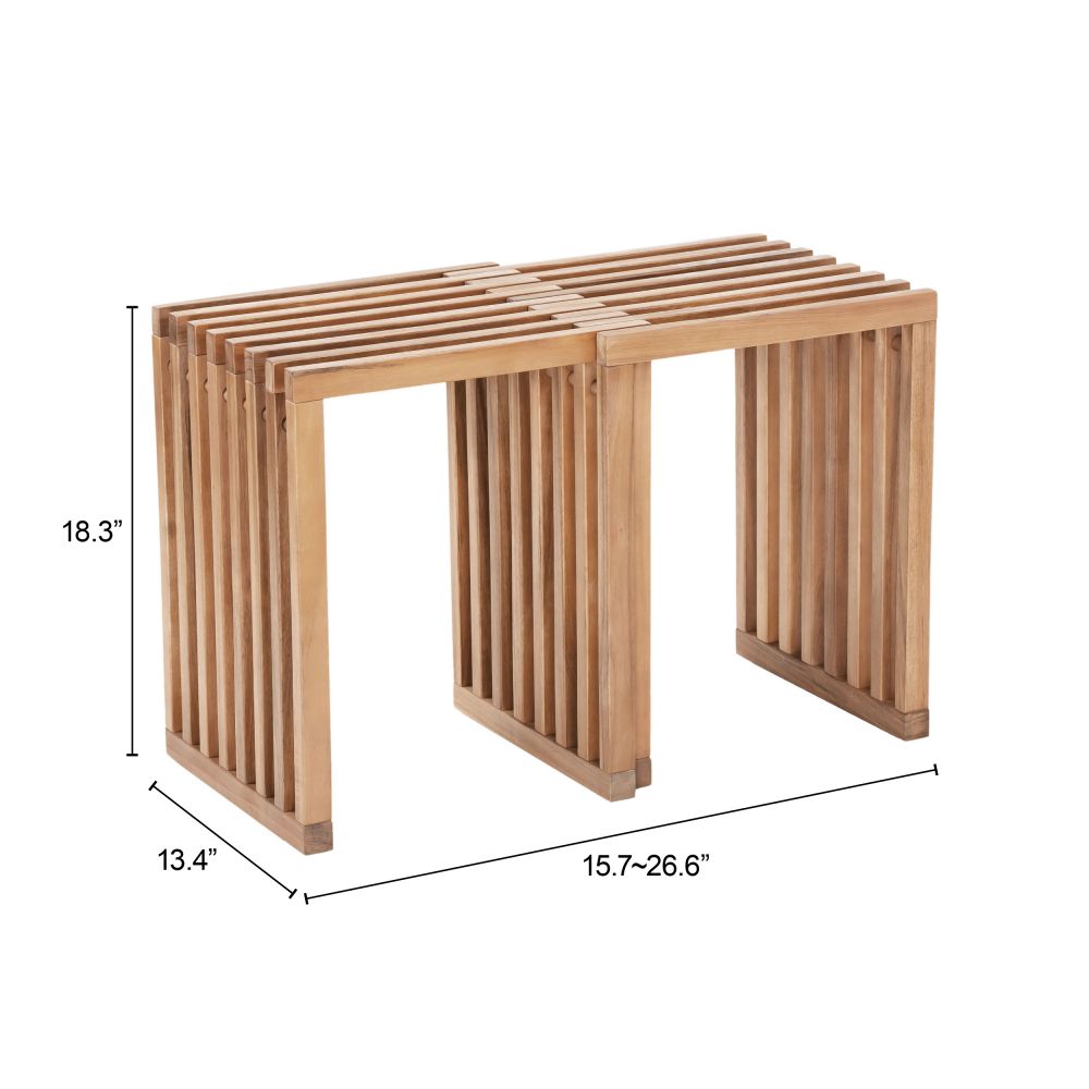704155 - Riviera Extendable Stool Natural