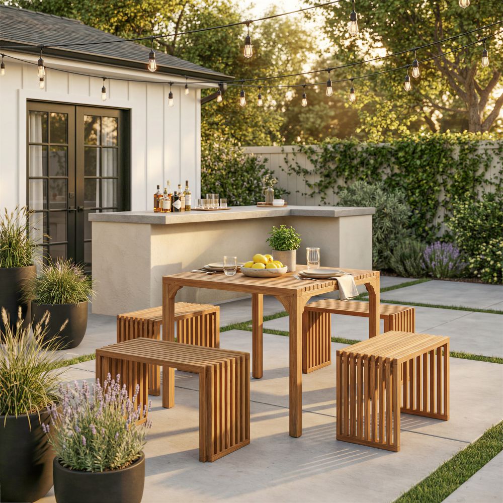 704154 - Riviera Extendable Dining Table Natural