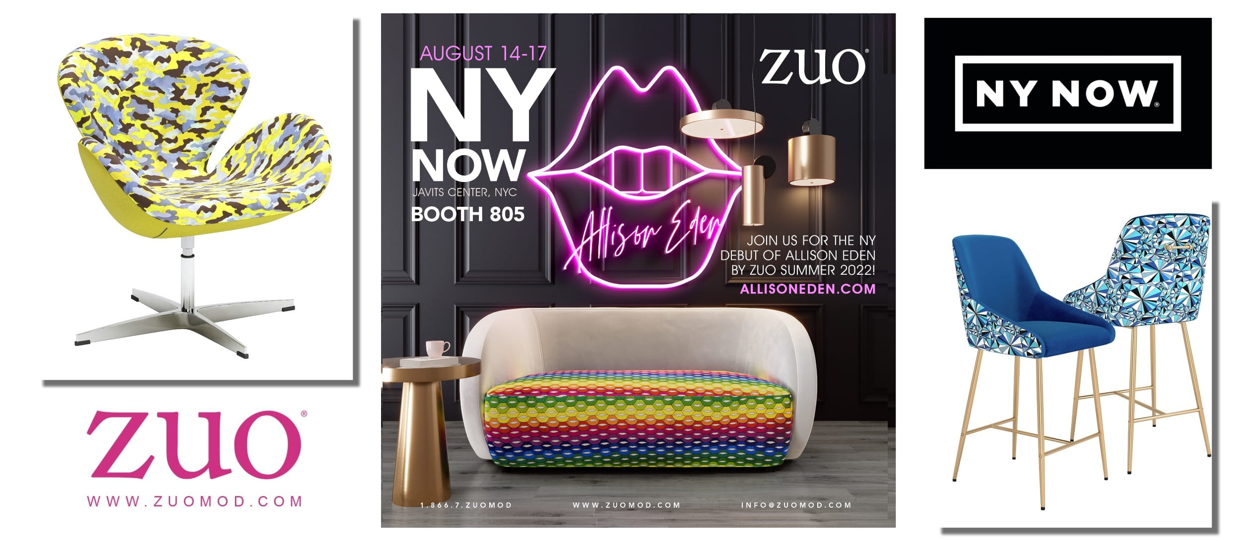 NY Now lounge to spotlight Zuo’s Allison Eden collection