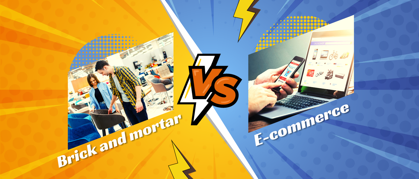 Brick and mortar vs e-commerce, still a vivid fight?