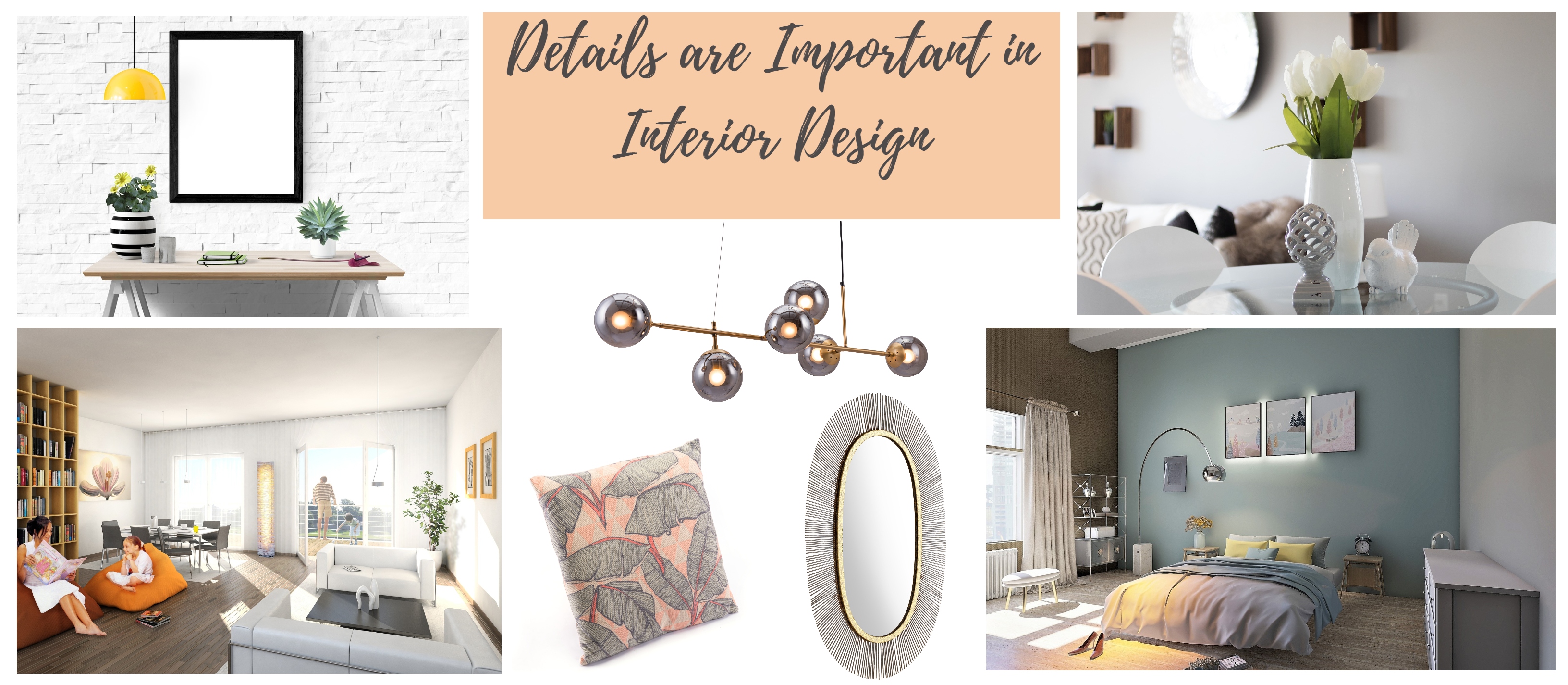 Why are details important in interior design?