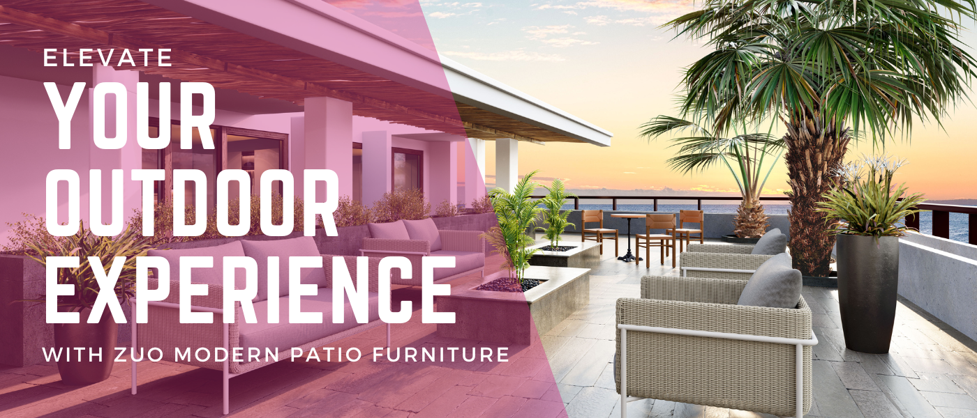 Elevate Your Outdoor Experience with Zuo Modern Patio Furniture