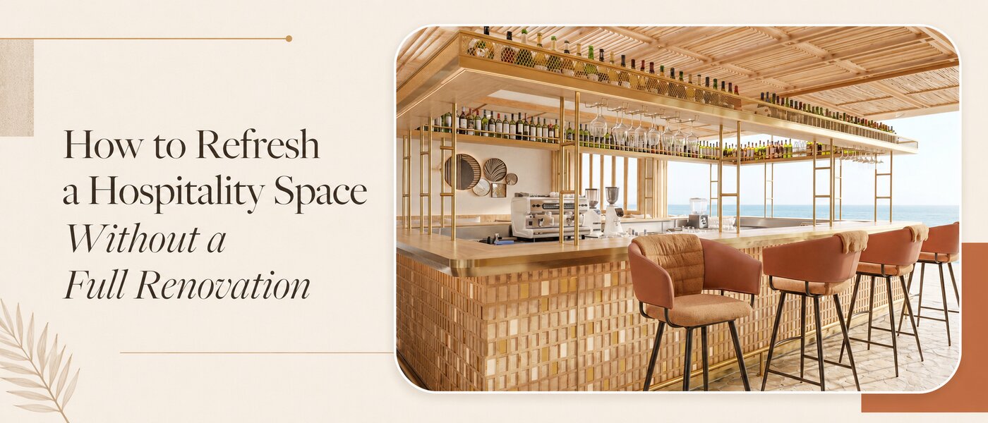 How to Refresh a Hospitality Space Without a Full Renovation