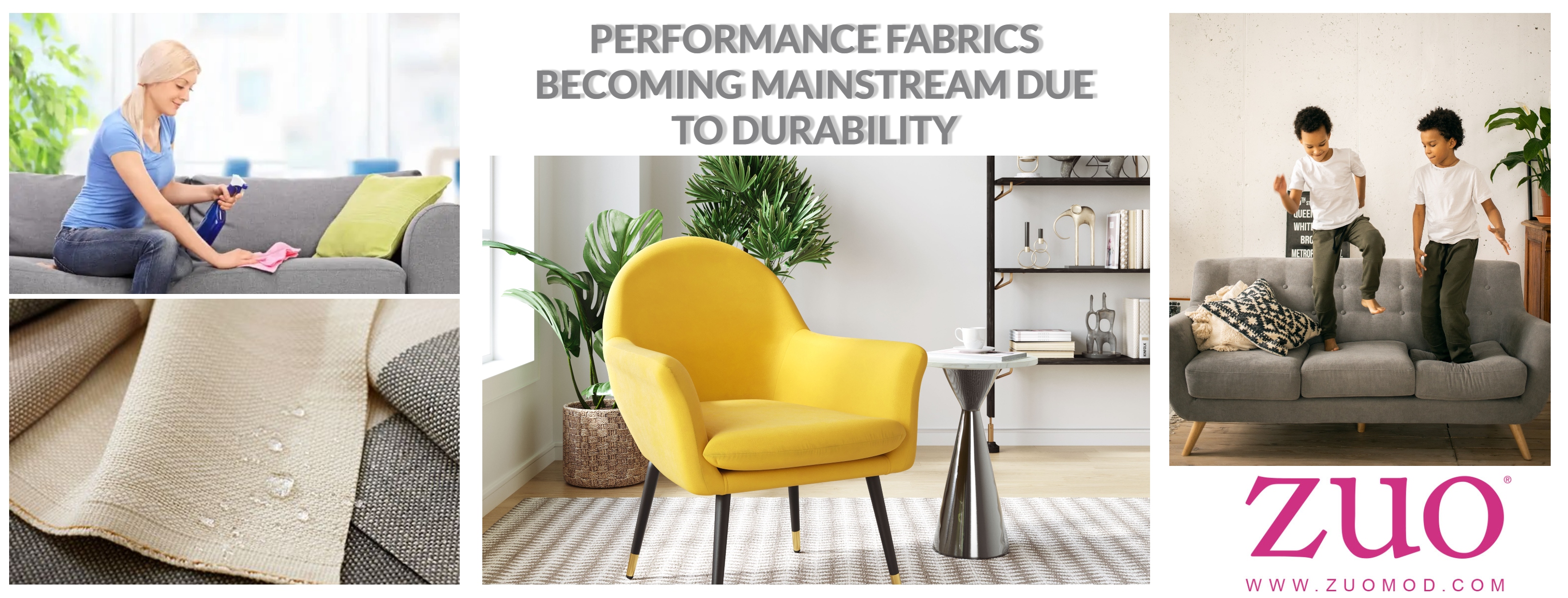 No longer a luxury, performance fabrics becoming mainstream due to durability, ease of stain removal