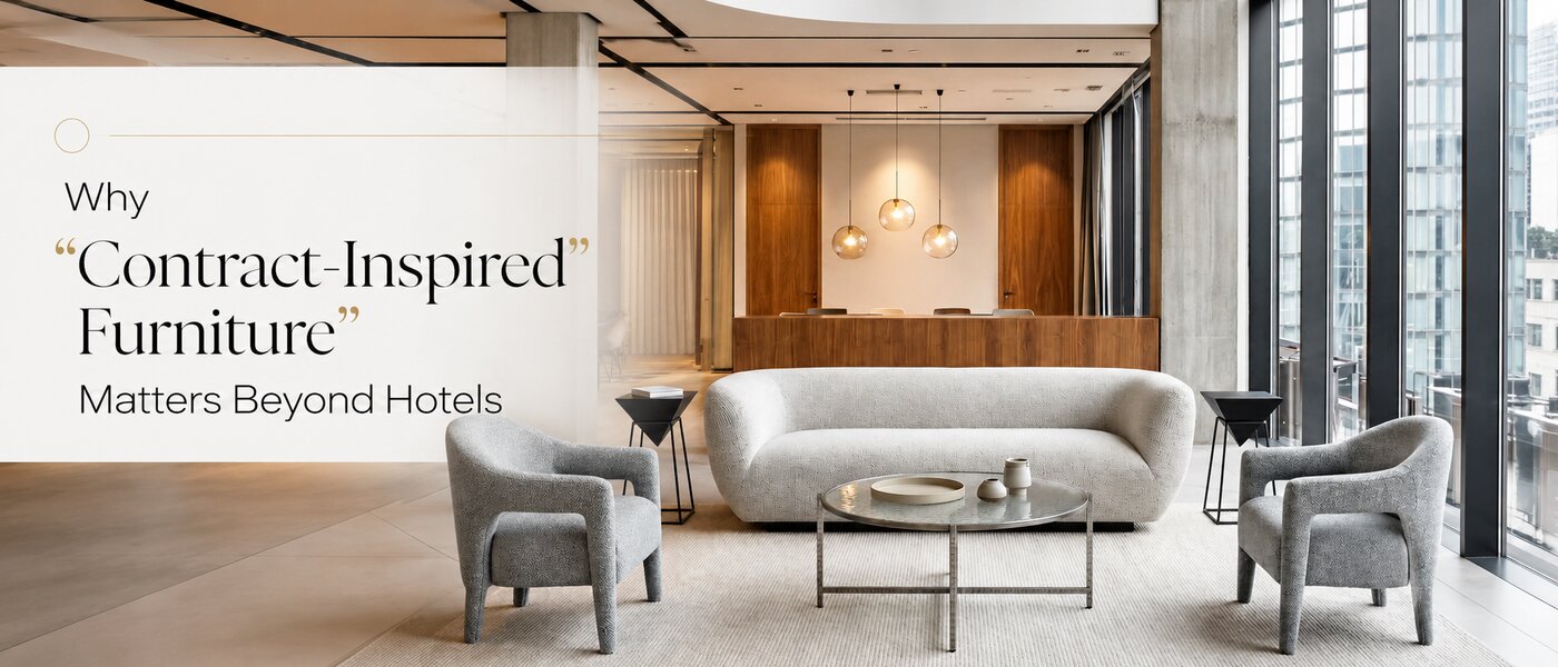 Why “Contract-Inspired” Furniture Matters Beyond Hotels 